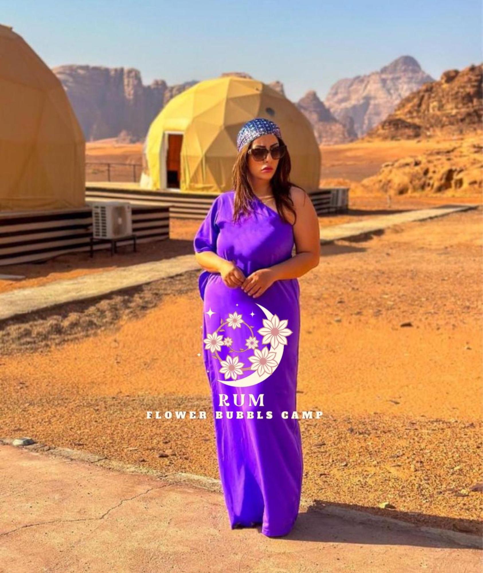 Rum Flower Bubbles Luxury Camp Wadi Rum Buitenkant foto