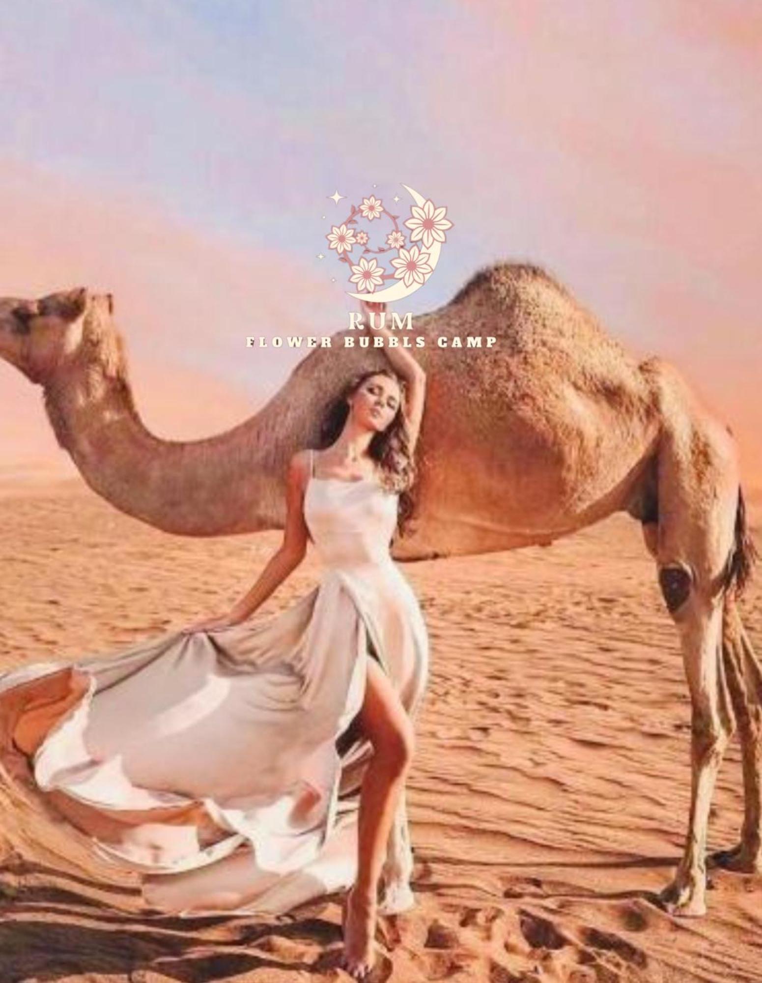 Rum Flower Bubbles Luxury Camp Wadi Rum Buitenkant foto