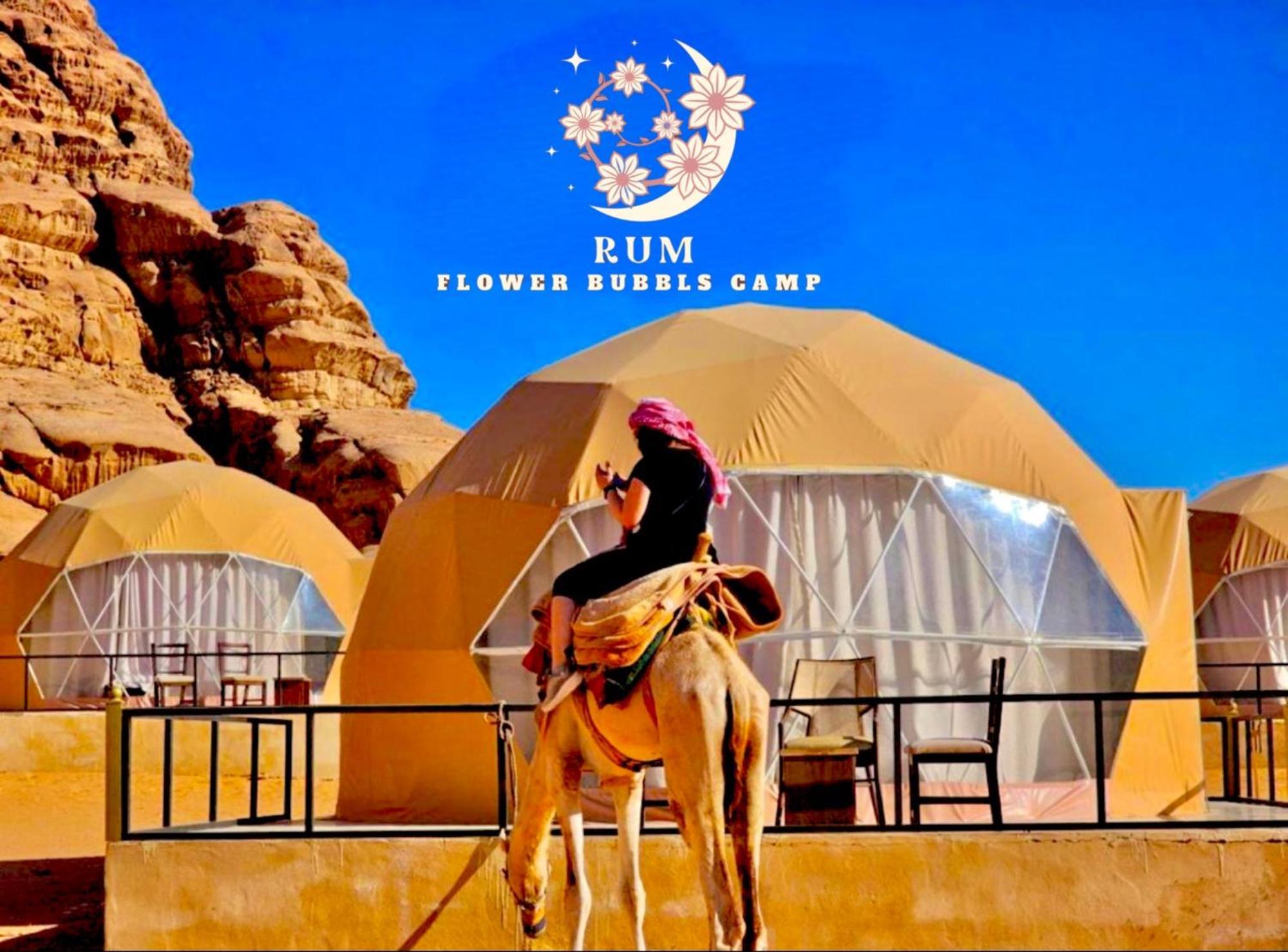 Rum Flower Bubbles Luxury Camp Wadi Rum Buitenkant foto